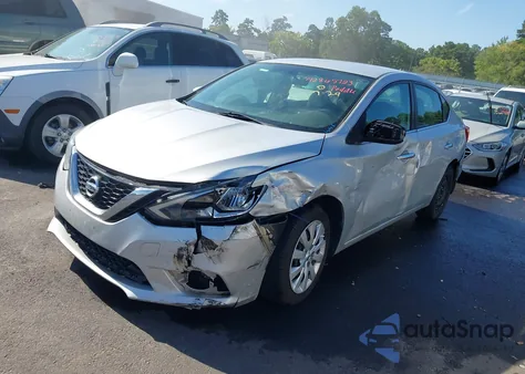 2019 Nissan Sentra S z USA, uszkodzony, nr VIN 3N1AB7AP6KY406802